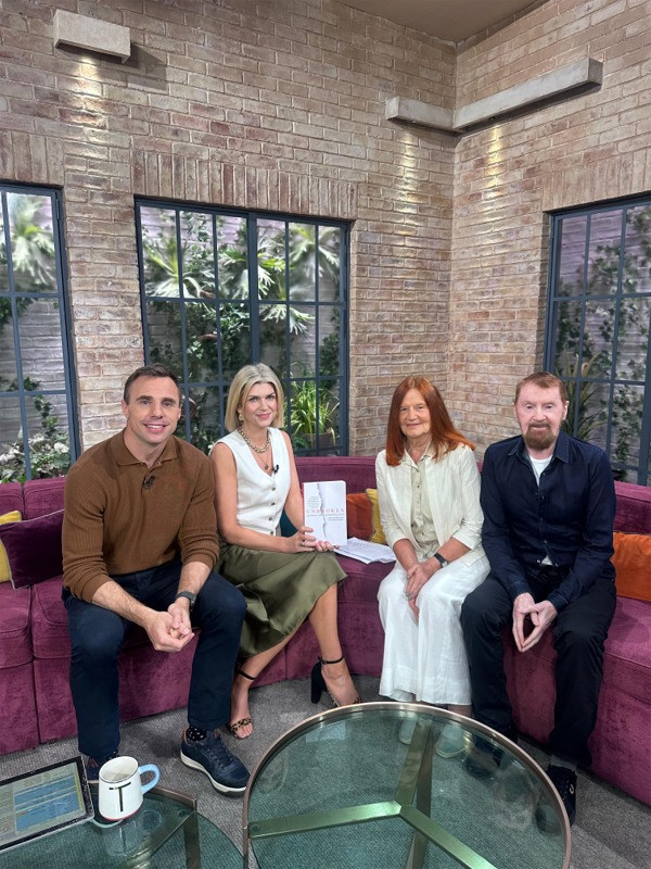 Mary Attenborough and Michael Gallagher appeared with presenters Tommy Bowe  and Muireann O'Connell on Ireland A.M. television show in August 2025 to discuss their memoir, Unbroken:Secrets, Lies and Enduring Love